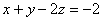équation de plan