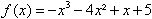 Exercice dérivée