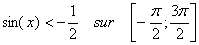 inequation trigonometrique