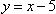 équation de droite